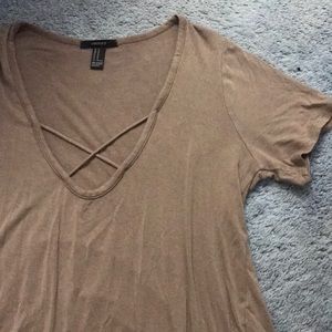 Forever 21 Criss Cross Tee